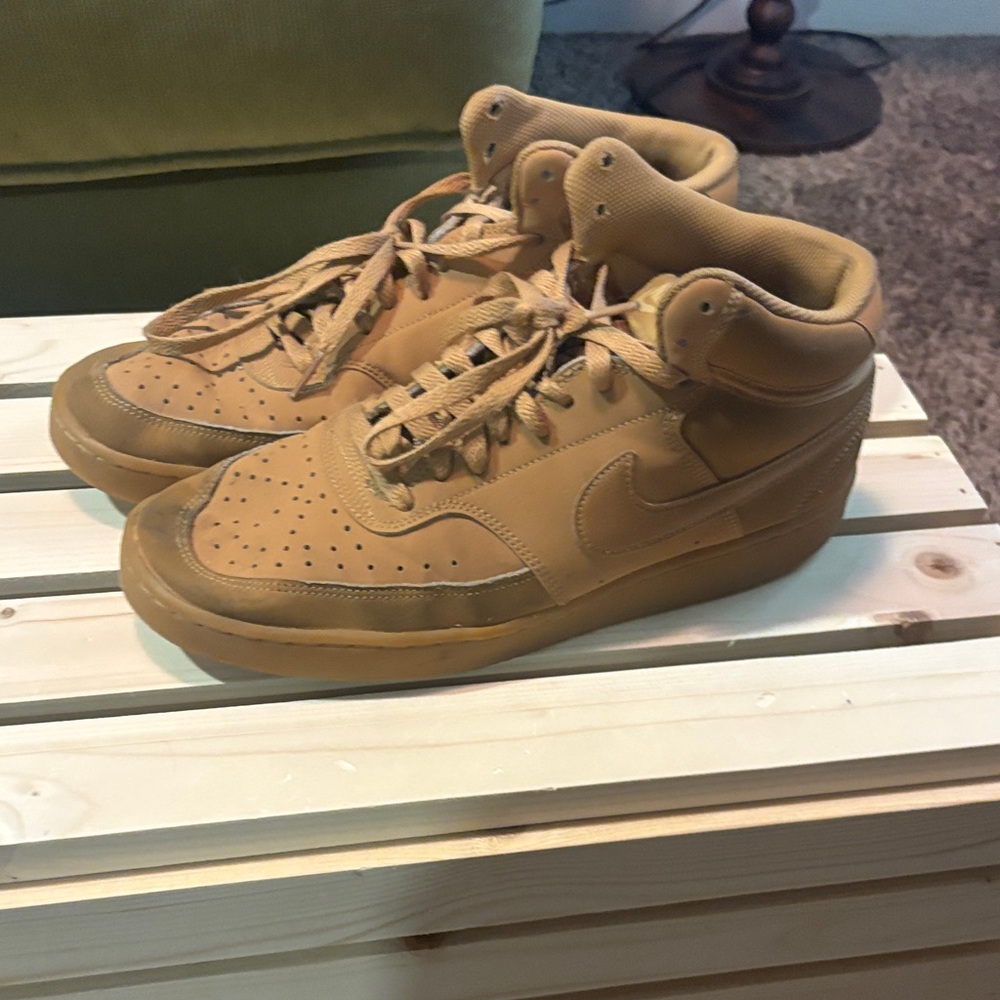 Nike Men's Brown High-Top Sneakers